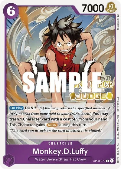 Monkey.D.Luffy [Judge] OP03-070
