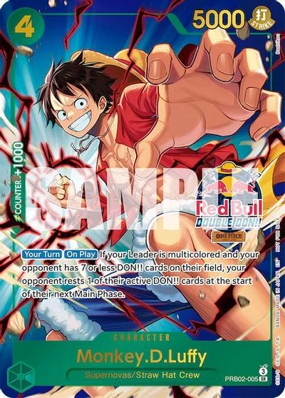 Monkey.D.Luffy [Red Bull Double Don!! Winner] PRB02-005