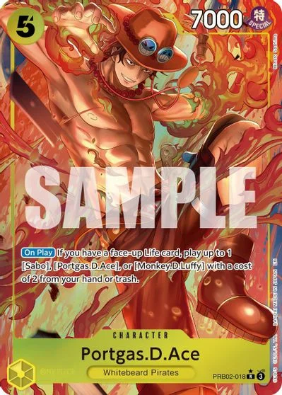 Portgas.D.Ace [Alternate Art] PRB02-018