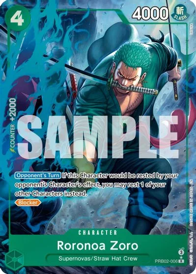Roronoa Zoro [Alternate Art] PRB02-006