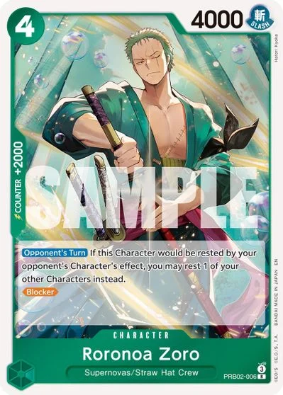 Roronoa Zoro PRB02-006