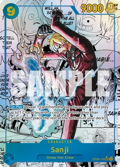 Sanji [Manga] OP06-119