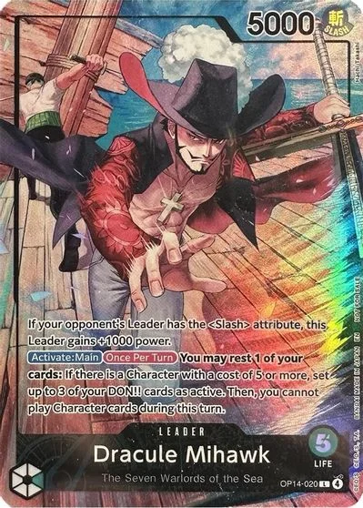 Dracule Mihawk [PSA Promo] OP14-020