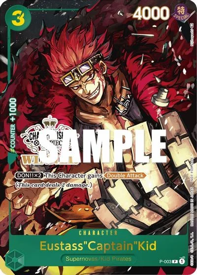 EustassCaptainKid [Store Championship Winner] P-003