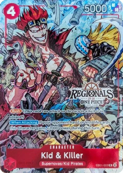 Kid & Killer [Regionals Textured Chase] EB01-003