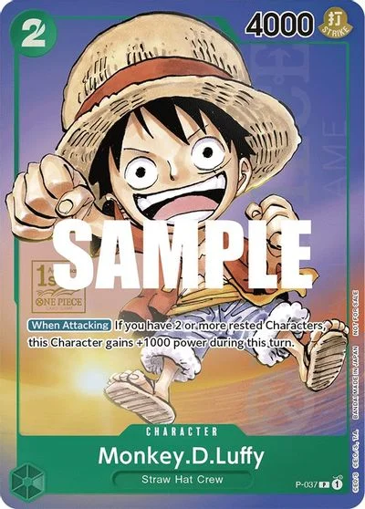 Monkey.D.Luffy [1st Anniversary Tournament] P-037
