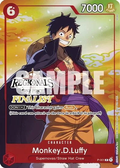 Monkey.D.Luffy [Offline Regionals Finalist] P-001