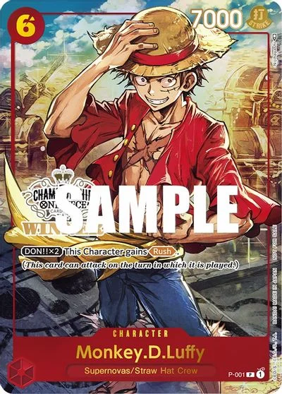 Monkey.D.Luffy [Store Championship Trophy Card] P-001