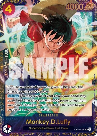 Monkey.D.Luffy [Treasure Cup Top 64] OP12-015