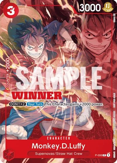 Monkey.D.Luffy [Winner] P-006
