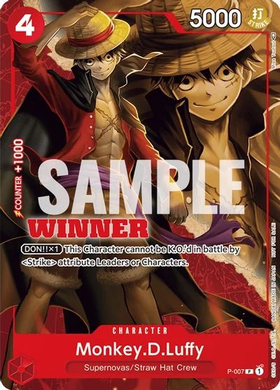 Monkey.D.Luffy [Winner] P-007