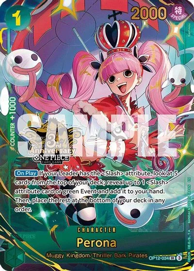 Perona [Japanese 3rd Anniversary] OP12-034