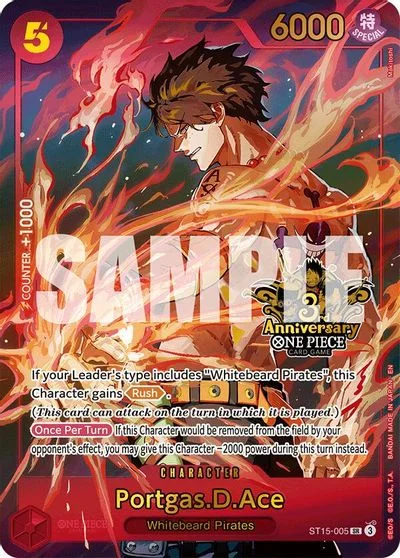 Portgas.D.Ace [Japanese 3rd Anniversary] ST15-005