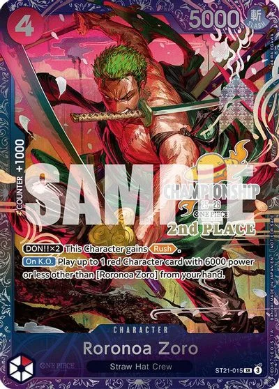 Roronoa Zoro [Championship 25-26 2nd Place] ST21-015