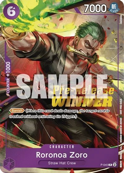 Roronoa Zoro [Pre-Release Winner] P-045