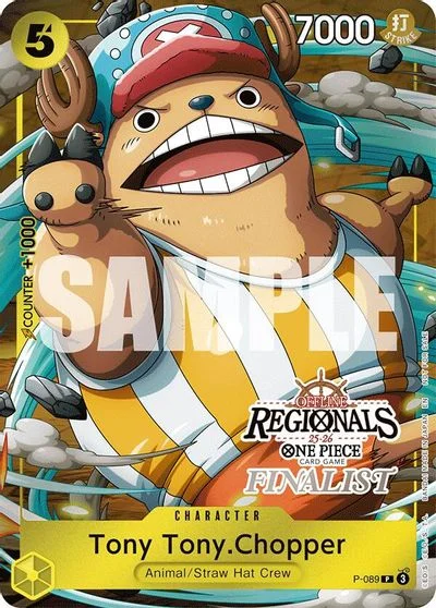 Tony Tony.Chopper [Offline Regional Finalist Card Set 2025 Vol.2] P-089