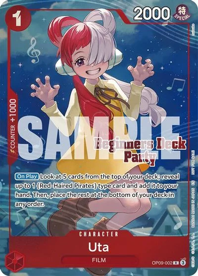 Uta [Beginners Deck Party Winner] OP09-002