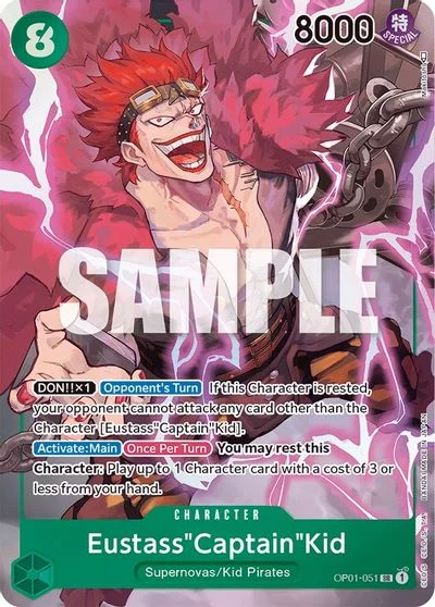 EustassCaptainKid [Alternate Art] OP01-051