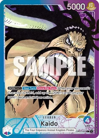 Kaido [Alternate Art] OP01-061
