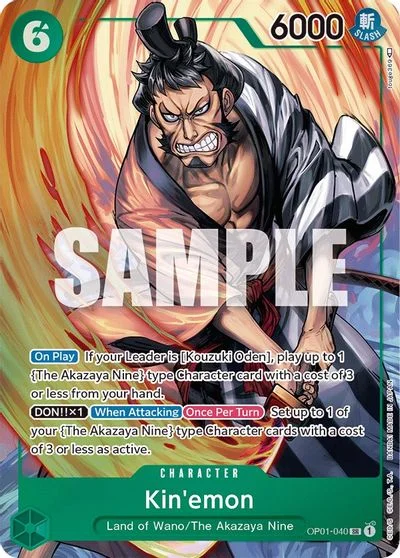Kin'emon [Alternate Art] OP01-040