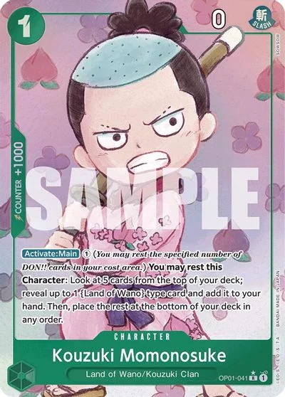 Kouzuki Momonosuke [Alternate Art PRB01] OP01-041