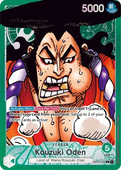 Kouzuki Oden [Alternate Art] OP01-031