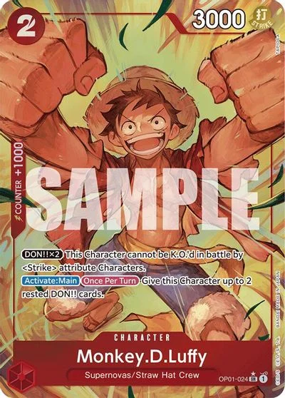 Monkey.D.Luffy [Alternate Art PRB01] OP01-024