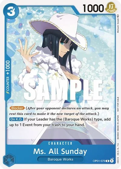 Ms. All Sunday [Promotion] OP01-079