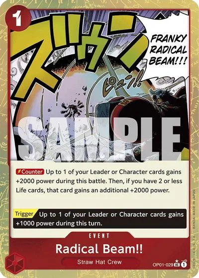 Radical Beam!! [Textured Foil] OP01-029