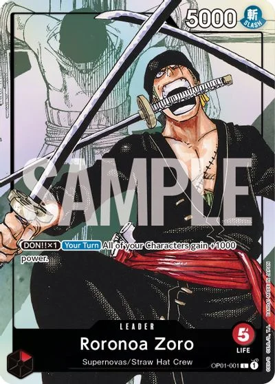 Roronoa Zoro [25th Anniversary] OP01-001
