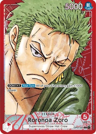 Roronoa Zoro [Alternate Art] OP01-001