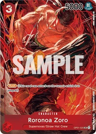 Roronoa Zoro [Alternate Art] OP01-025