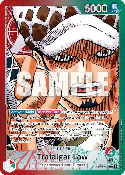 Trafalgar Law [Alternate Art Errata] OP01-002