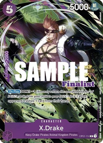 X.Drake [Finalist] OP01-114