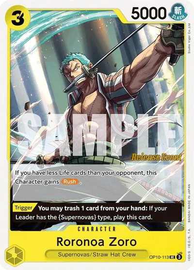 Roronoa Zoro [Release Event] OP10-113