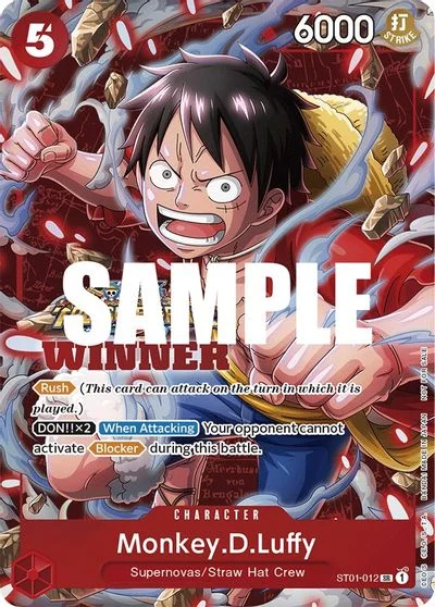 Monkey.D.Luffy [Winner] ST01-012