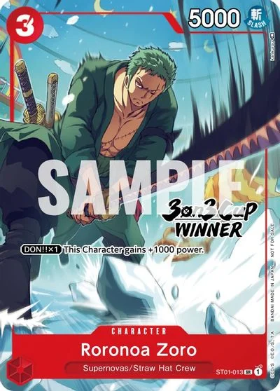 Roronoa Zoro [3-on-3 Cup] ST01-013
