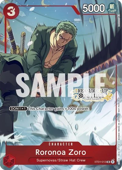 Roronoa Zoro [Treasure Cup] ST01-013