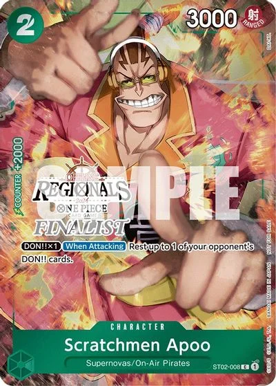 Scratchmen Apoo [Offline Regional Finalist] ST02-008