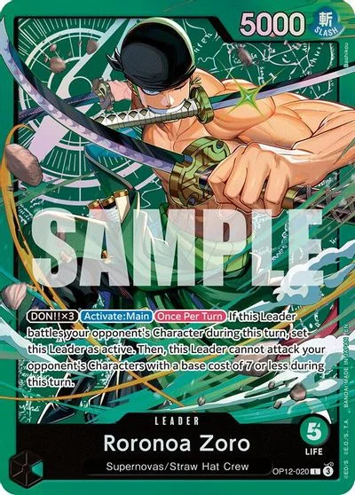 Roronoa Zoro OP12-020