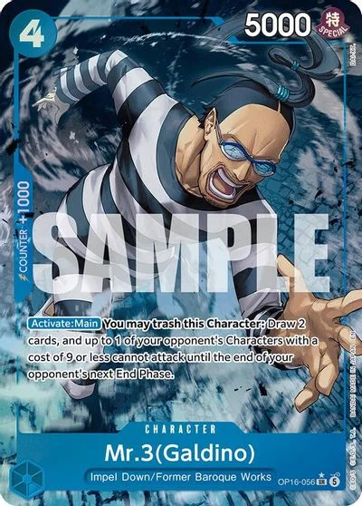 Mr.3[Galdino Foil] OP16-056