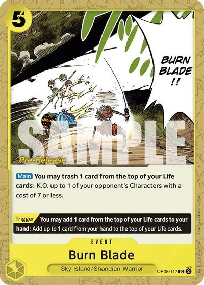 Burn Blade [Pre-Release] OP08-117