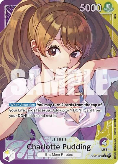 Charlotte Pudding [Alternate Art] OP08-058