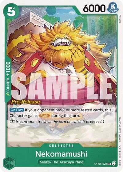 Nekomamushi [Pre-Release] OP08-028