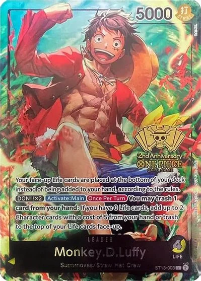 Monkey.D.Luffy [2nd Anniversary] ST13-003