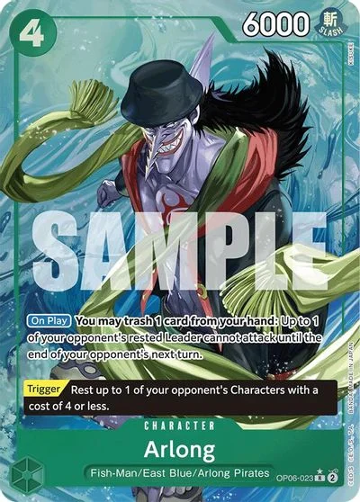 Arlong [Alternate Art PRB01] OP06-023