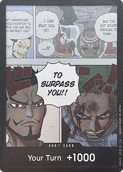 DON!! Card [Mihawk & Zoro]
