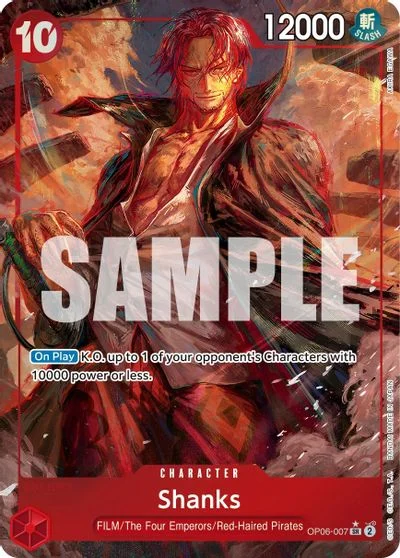 Shanks [Alternate Art] OP06-007