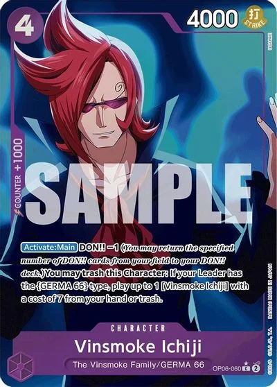 Vinsmoke Ichiji [Full Art PRB01] OP06-060