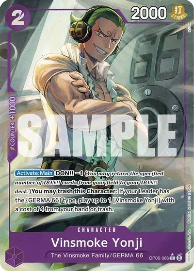Vinsmoke Yonji [Full Art PRB01] OP06-066